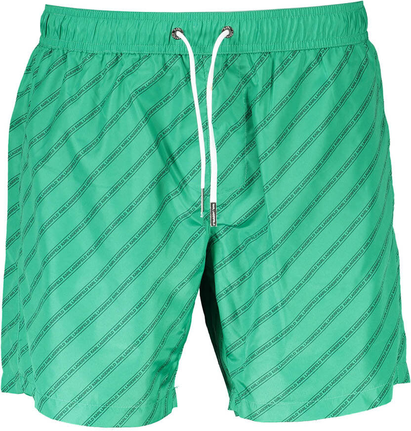 Lagerfeld Boxer mare con slip interno, logo verde Lagerfeld Boxer mare con slip interno, logo verde