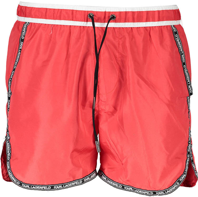 Lagerfeld Boxer mare con slip interno, logo rosso Lagerfeld Boxer mare con slip interno, logo rosso