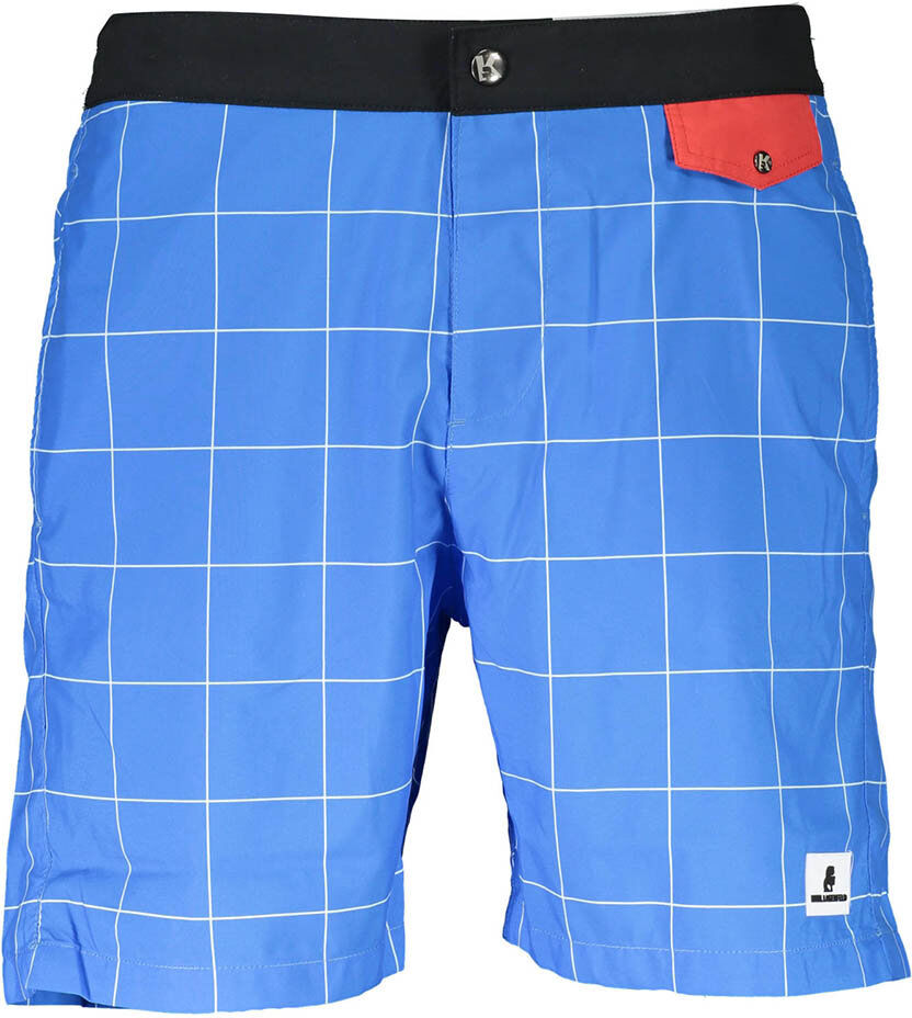 Lagerfeld Boxer mare con slip interno, logo blu Lagerfeld Boxer mare con slip interno, logo blu