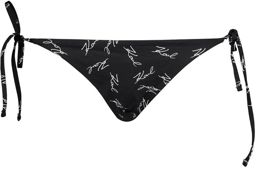 Lagerfeld Slip da mare nero con lacci Lagerfeld Slip da mare nero con lacci