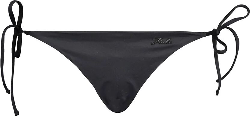 Lagerfeld Slip da mare a tinta unita nero Lagerfeld Slip da mare a tinta unita nero