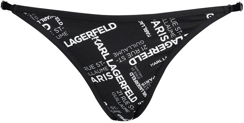 Lagerfeld Slip da mare con logo nero Lagerfeld Slip da mare con logo nero