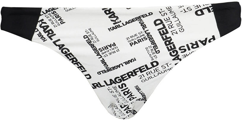 Lagerfeld Slip da mare con inserti colorati bianco Lagerfeld Slip da mare con inserti colorati bianco