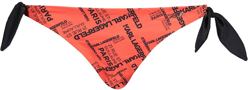 Lagerfeld Slip da mare con logo all over rosso Lagerfeld Slip da mare con logo all over rosso