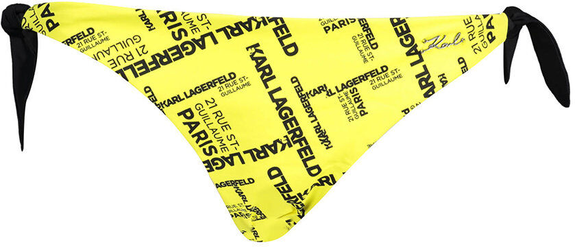 Lagerfeld Slip da mare con logo all over giallo Lagerfeld Slip da mare con logo all over giallo
