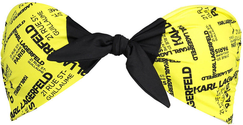 Lagerfeld Costume a fascia giallo Lagerfeld Costume a fascia giallo