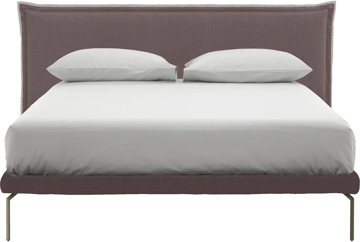 Let it Bed MILO - Letto matrimoniale da 160 con rete in appoggio, marrone