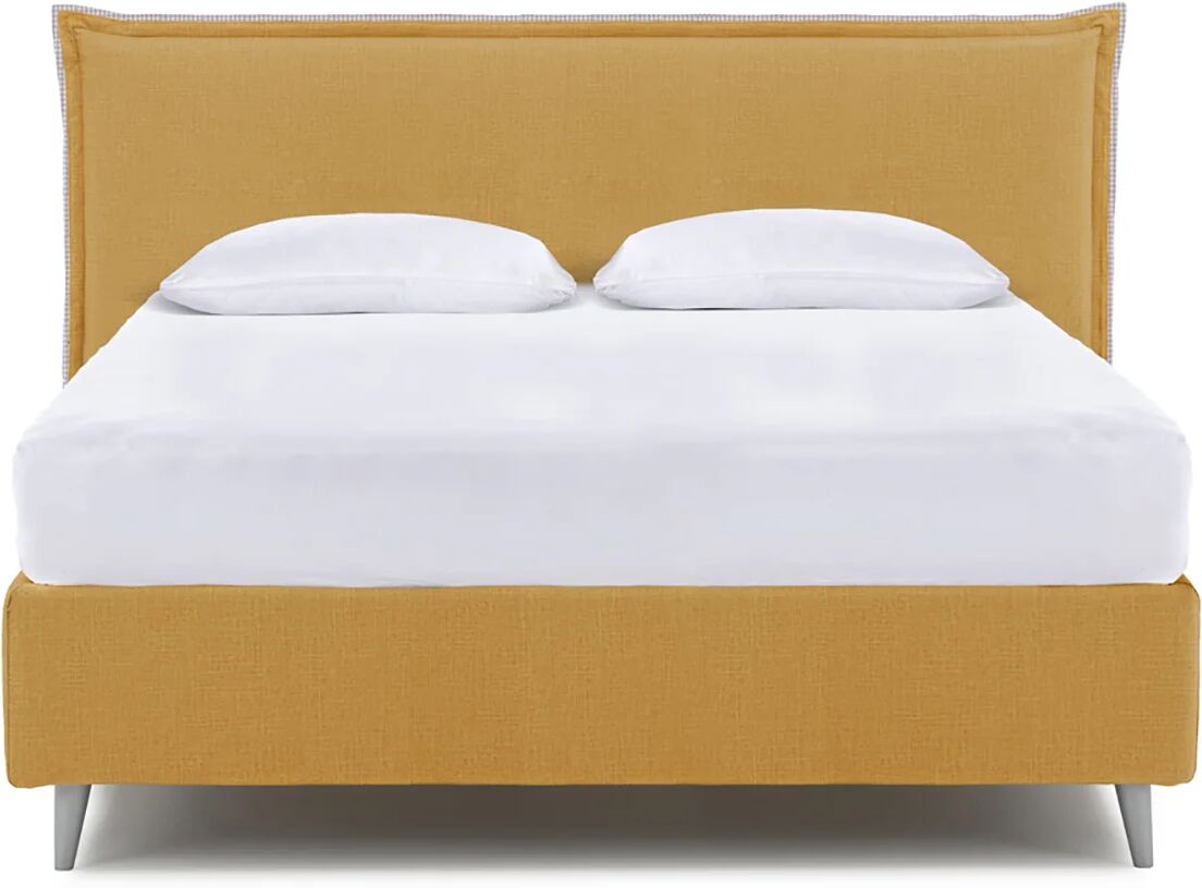 Let it Bed GIAVA - Letto matrimoniale da 180 contenitore con rete, arancione