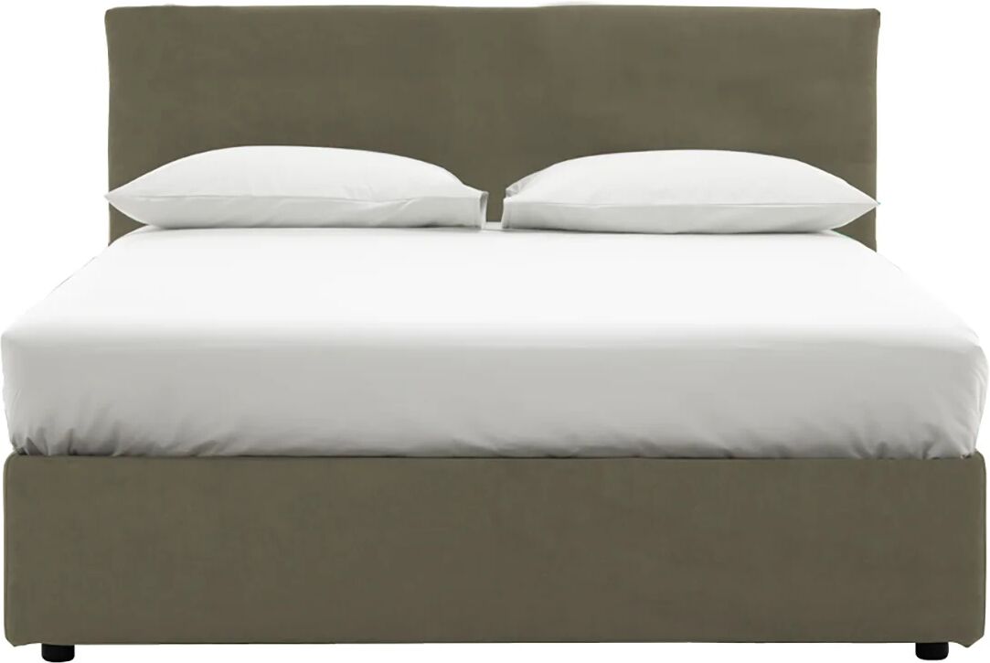 Let it Bed COMPACT - Letto matrimoniale da 160 contenitore con rete, grigio Let it Bed COMPACT - Letto matrimoniale da 160 contenitore con rete, grigio