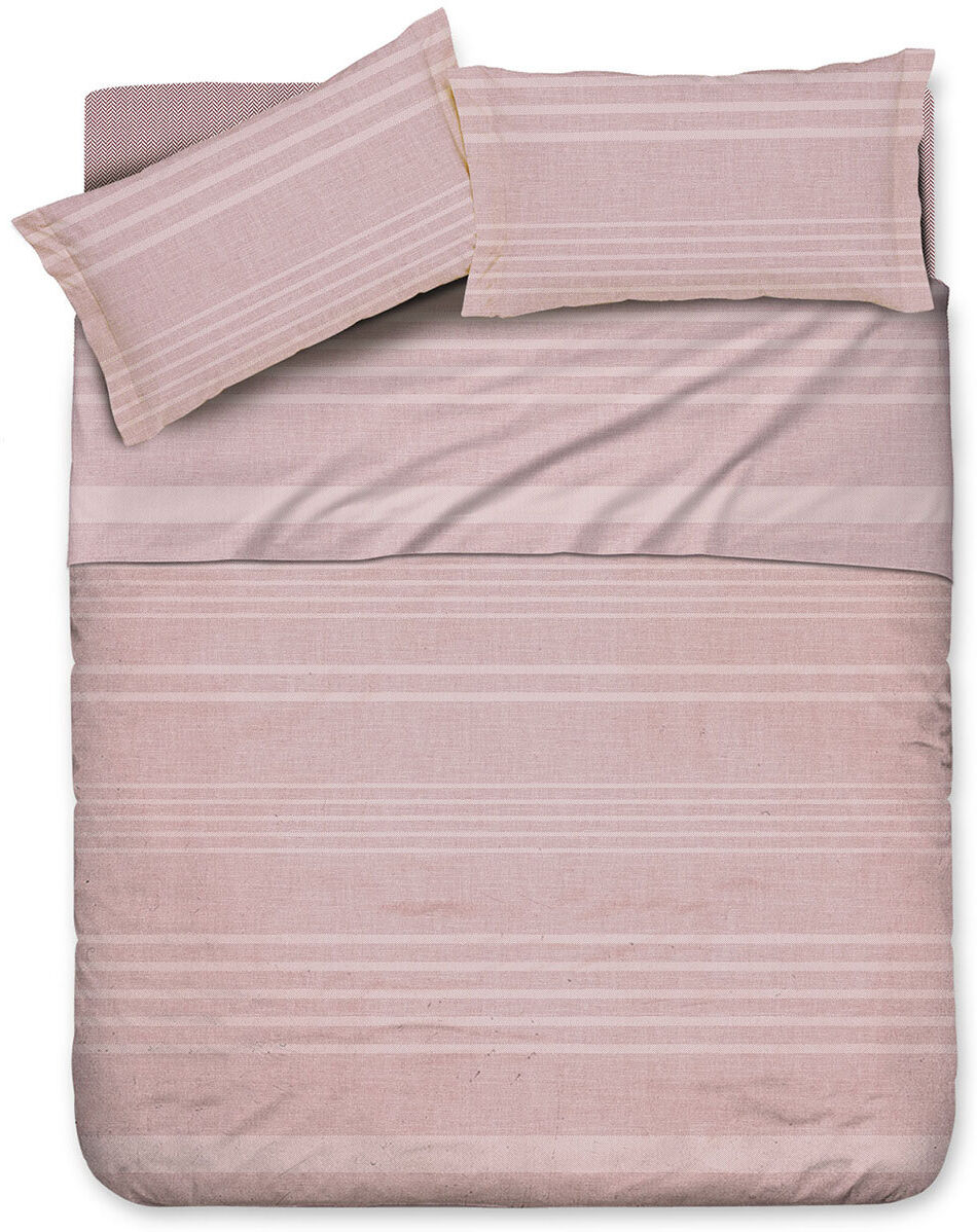 Righe di tendenza Completo lenzuola Marea rosa Righe di tendenza Completo lenzuola Marea rosa