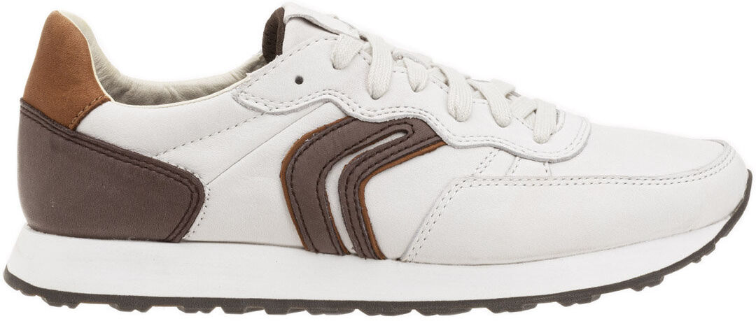 Geox Sneakers Vincit in pelle con dettagli a contrasto bianche Geox Sneakers Vincit in pelle con dettagli a contrasto bianche
