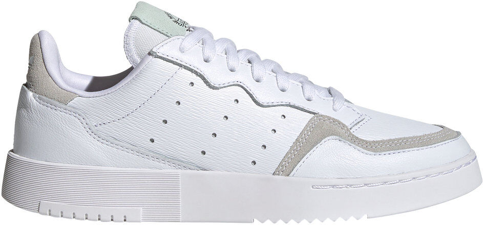 Adidas SUPERCOURT in pelle bianca con logo Adidas SUPERCOURT in pelle bianca con logo