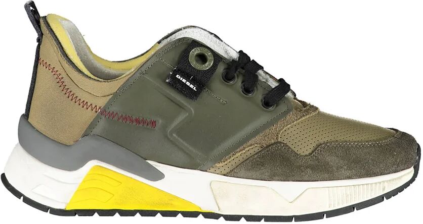 Diesel Sneakers Diesel verde militare con inserti grigi