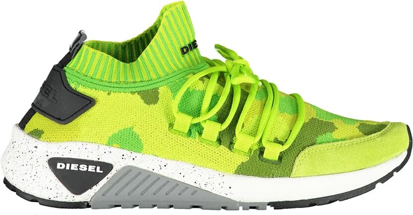 Diesel Sneakers tecniche Diesel in tessuto verde fluo