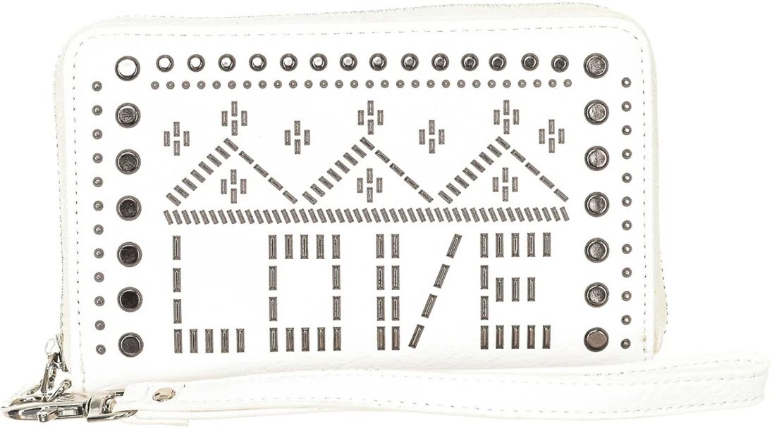 Desigual Portafoglio bianco con dettagli borchiati Desigual Portafoglio bianco con dettagli borchiati