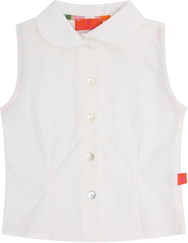 GALLO BAMBINO Mini abito smanicato bianco GALLO BAMBINO Mini abito smanicato bianco