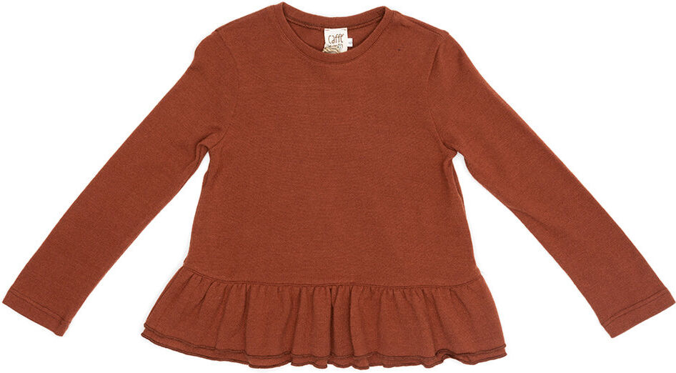 CAFFè D'ORZO Maglia con balze ruggine CAFFè D'ORZO Maglia con balze ruggine