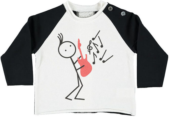 FRUGOO Felpa bicolore con stampa FRUGOO Felpa bicolore con stampa