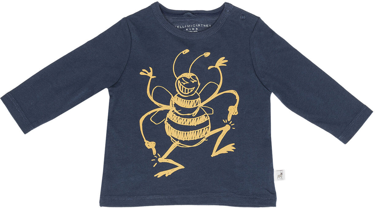 Stella McCartney T-shirt bambino stampa ape blu Stella McCartney T-shirt bambino stampa ape blu