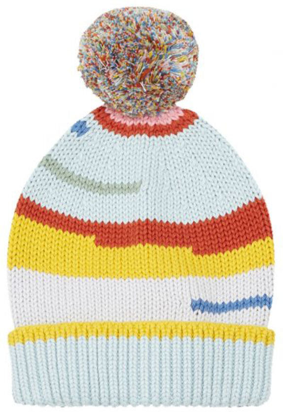 Stella McCartney Cappello a righe e pon-pon Stella McCartney Cappello a righe e pon-pon