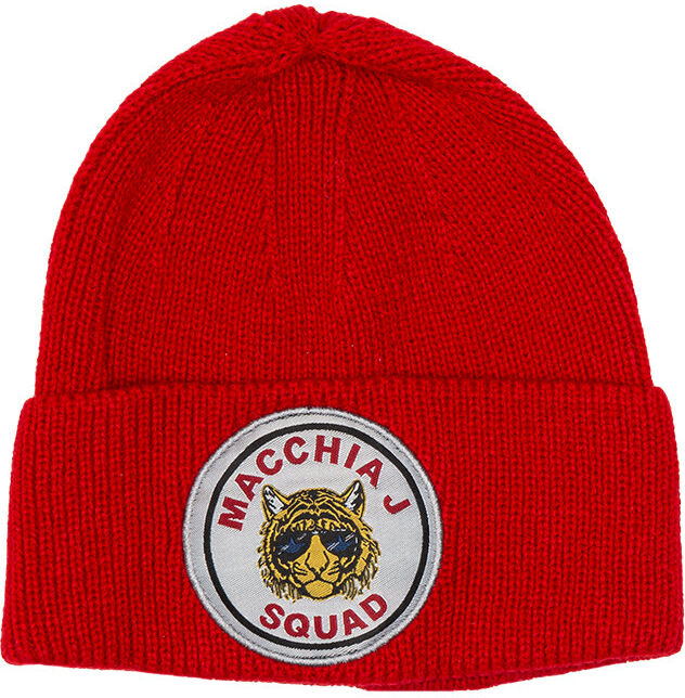 Macchia J Berretta rossa con pactch tigre Macchia J Berretta rossa con pactch tigre