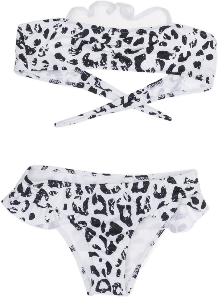 DOUUOD Bikini bimba macaulato bianco e nero DOUUOD Bikini bimba macaulato bianco e nero