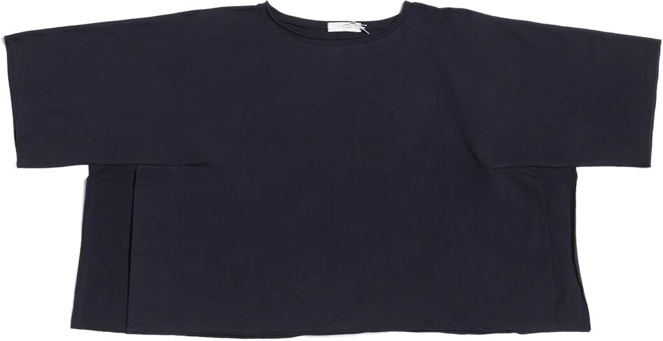 FRUGOO T-shirt over con spacchi blu notte FRUGOO T-shirt over con spacchi blu notte