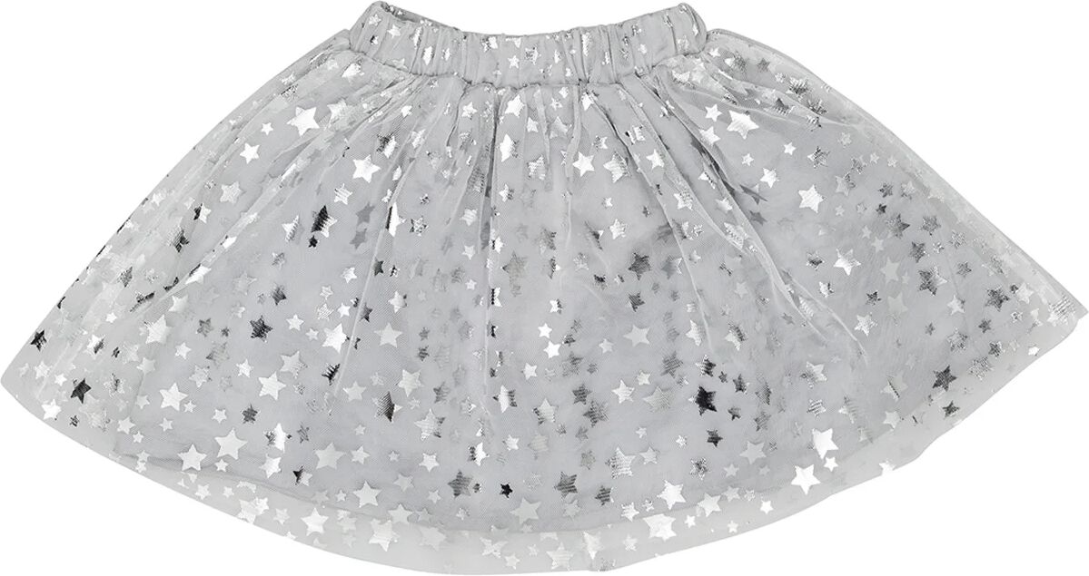 Yellowsub Gonna neonata in tulle con stelle argento