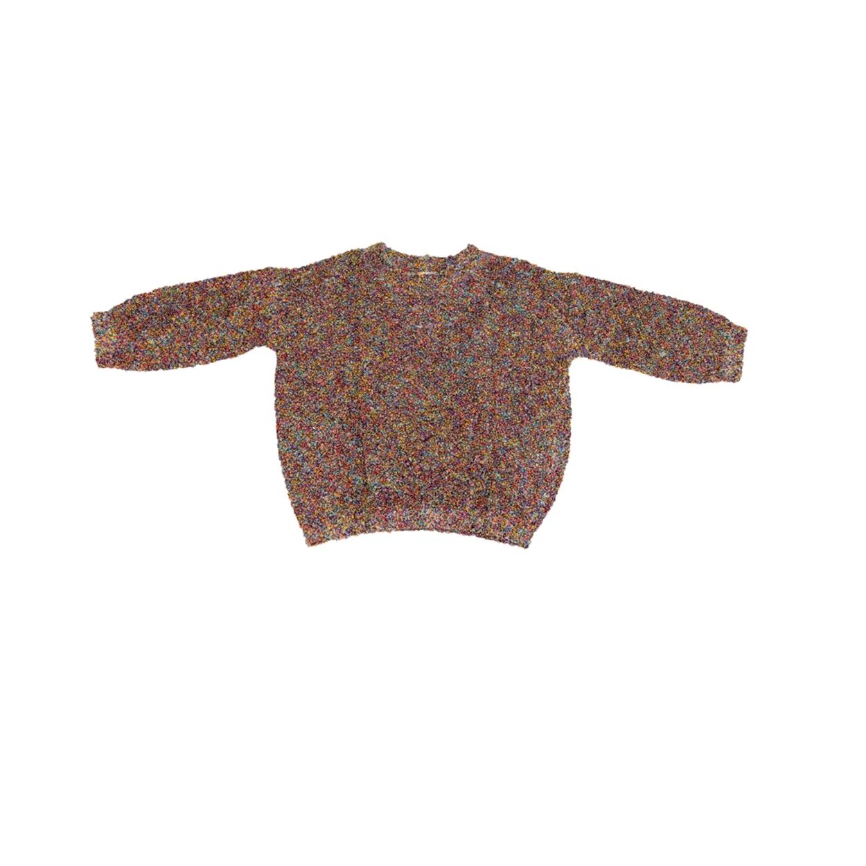 CAFFè D'ORZO Maglione millecolori con elastico in fondo CAFFè D'ORZO Maglione millecolori con elastico in fondo