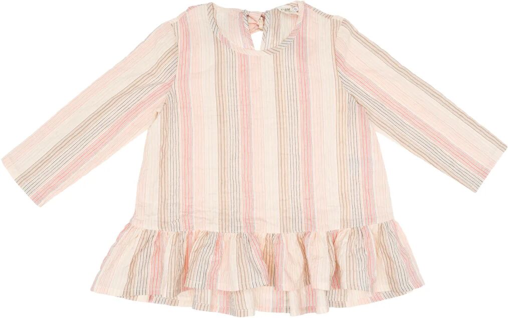 CAFFè D'ORZO Blusa con chiusura fiocco sul retro mille righe rosa CAFFè D'ORZO Blusa con chiusura fiocco sul retro mille righe rosa