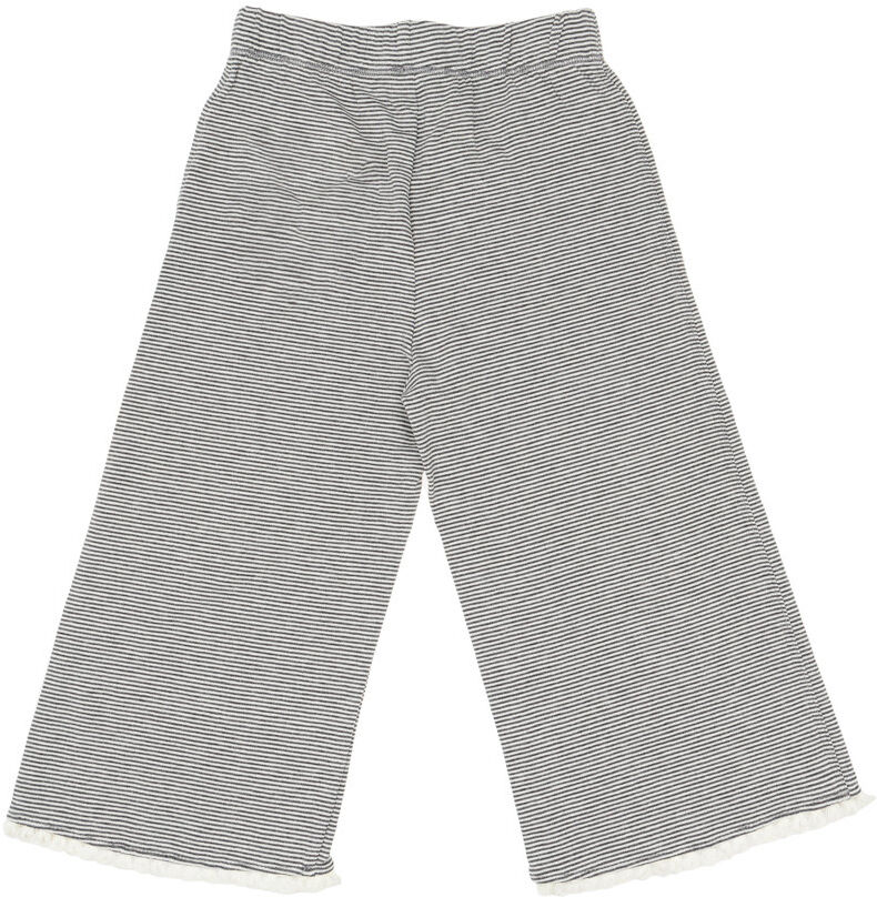 CAFFè D'ORZO Pantalone morbido millerighe grigio e bianco CAFFè D'ORZO Pantalone morbido millerighe grigio e bianco