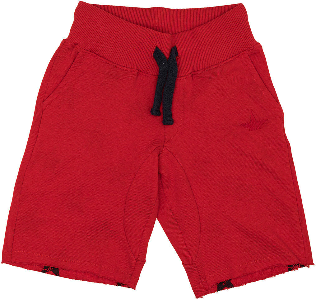 Macchia J Short rosso in felpa con fascione Macchia J Short rosso in felpa con fascione