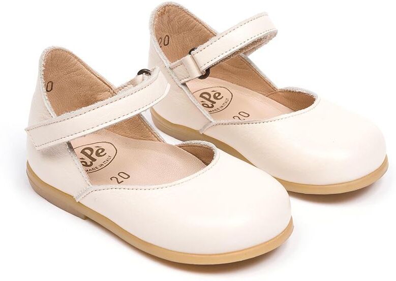 Pepè shoes Bebè in pelle con laccio alla caviglia bianco Pepè shoes Bebè in pelle con laccio alla caviglia bianco