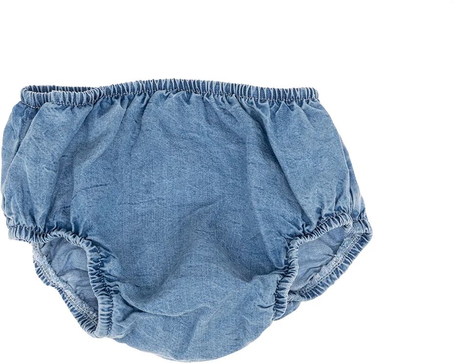 Abbigliamento Neonato Coulotte in denim blu con elastico Abbigliamento Neonato Coulotte in denim blu con elastico