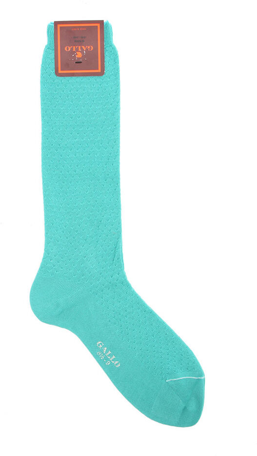 Gallo Gambaletti con trama lavorata azzurri Gallo Gambaletti con trama lavorata azzurri