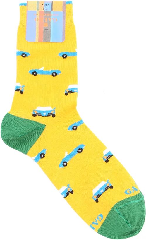 Gallo Calze corte con fantasia cabrio narciso Gallo Calze corte con fantasia cabrio narciso