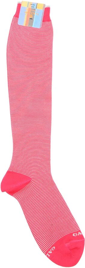 Gallo Calze lunghe a righe sottili ciliegia Gallo Calze lunghe a righe sottili ciliegia