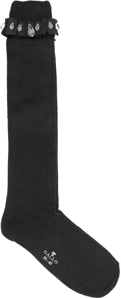 Gallo Calze lunghe nere con strass Gallo Calze lunghe nere con strass