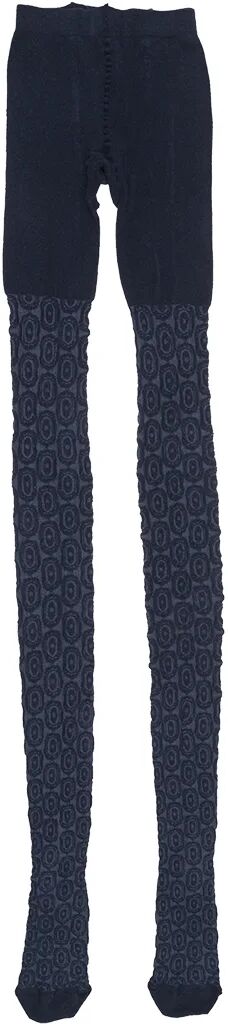 Gallo Calzamaglia in tessuto lavorato a cerchi  blu Gallo Calzamaglia in tessuto lavorato a cerchi  blu