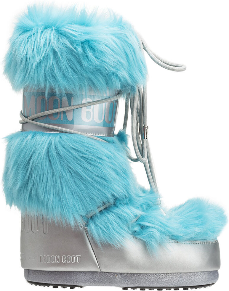 Moon Boot Stivali Premium pop turchese e argento Moon Boot Stivali Premium pop turchese e argento