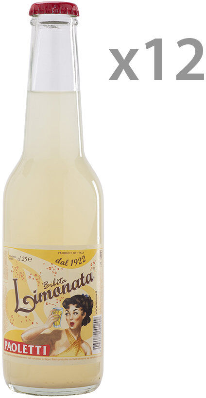 Paoletti 12 bottiglie - Limonata 0,25 lt Paoletti 12 bottiglie - Limonata 0,25 lt