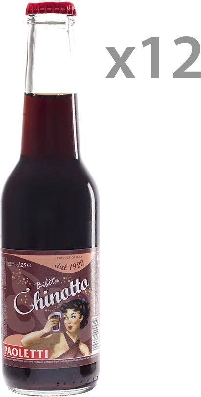 Paoletti 12 bottiglie - Chinotto 0,25 lt