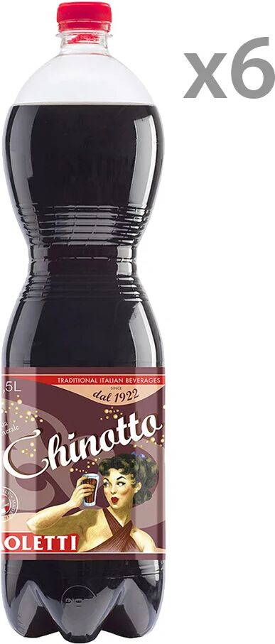 Paoletti 6 bottiglie PET - Chinotto 1,5 lt