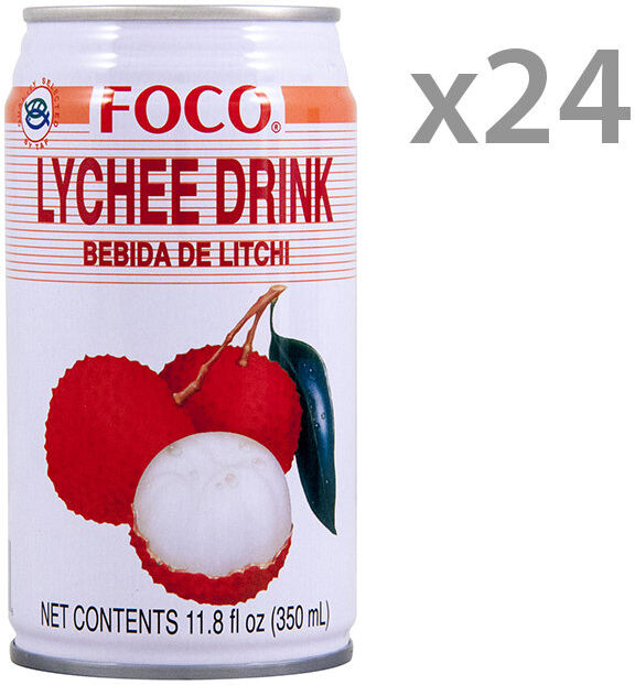 Foco 24 lattine - Foco Lychees Juice 350 ml Foco 24 lattine - Foco Lychees Juice 350 ml