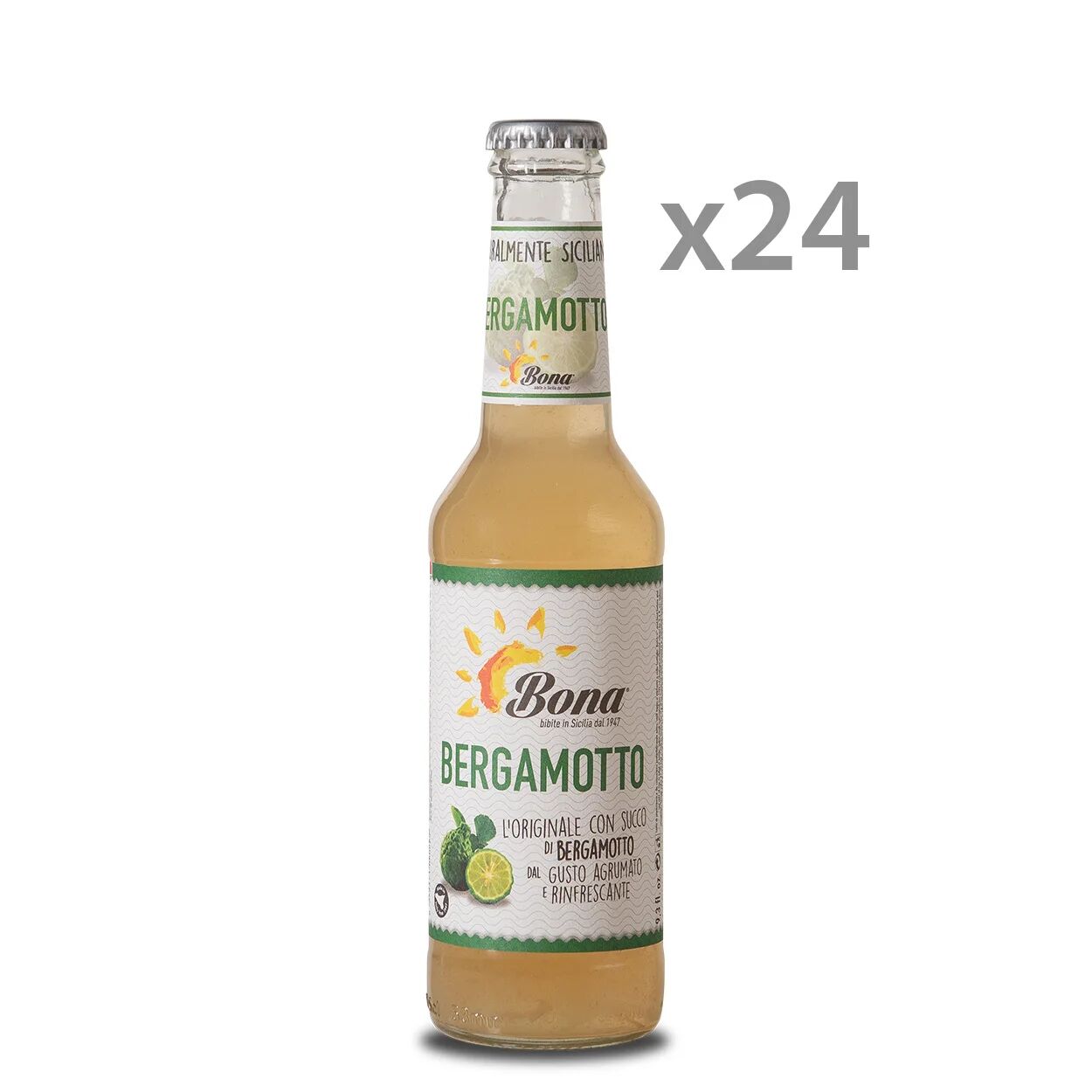 Bona 24 bottiglie - bergamotto 275 ml