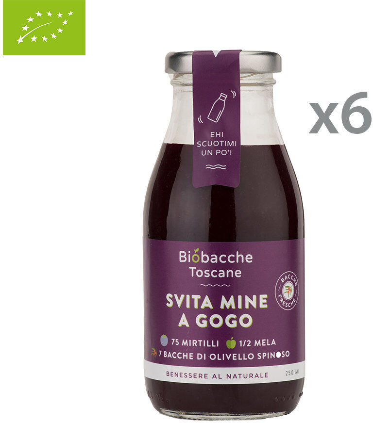 Biobacche Toscane 6 bottigliette - Svita Mine a go go 250 ml Biobacche Toscane 6 bottigliette - Svita Mine a go go 250 ml