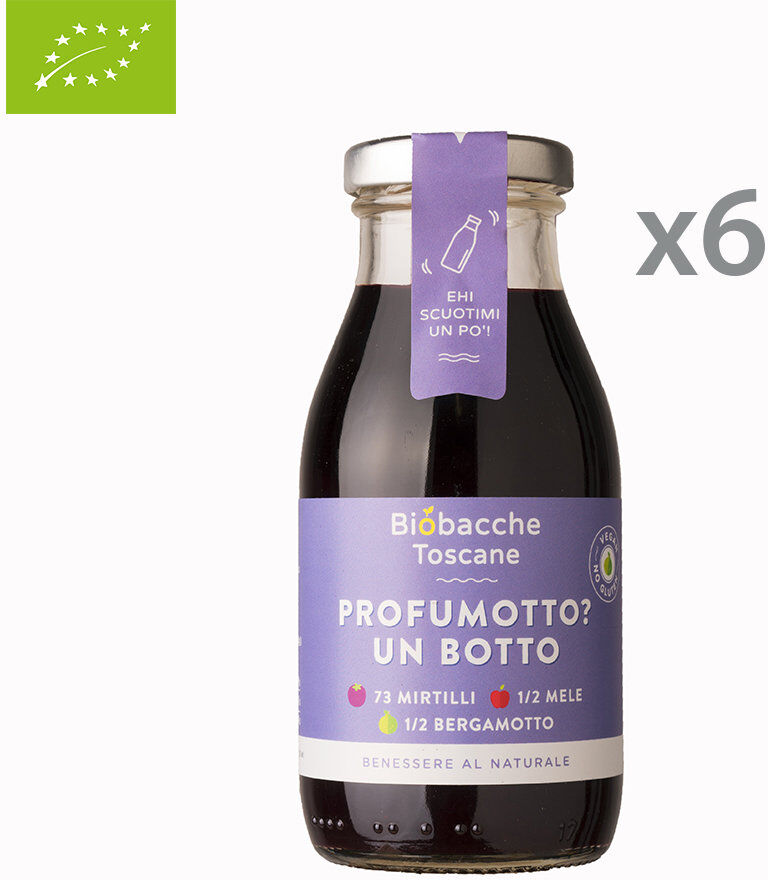 Biobacche Toscane 6 bottigliette - Profumotto? Un botto 250 ml Biobacche Toscane 6 bottigliette - Profumotto? Un botto 250 ml