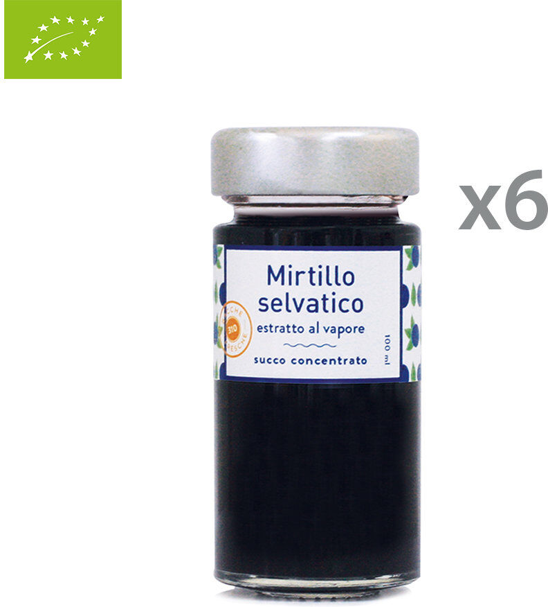 Biobacche Toscane 6 vasetti - Estratto al vapore di Mirtillo Selvatico 100 ml Biobacche Toscane 6 vasetti - Estratto al vapore di Mirtillo Selvatico 100 ml