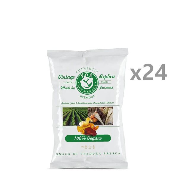 fox 24 pacchetti - chips vegane da 25 gr