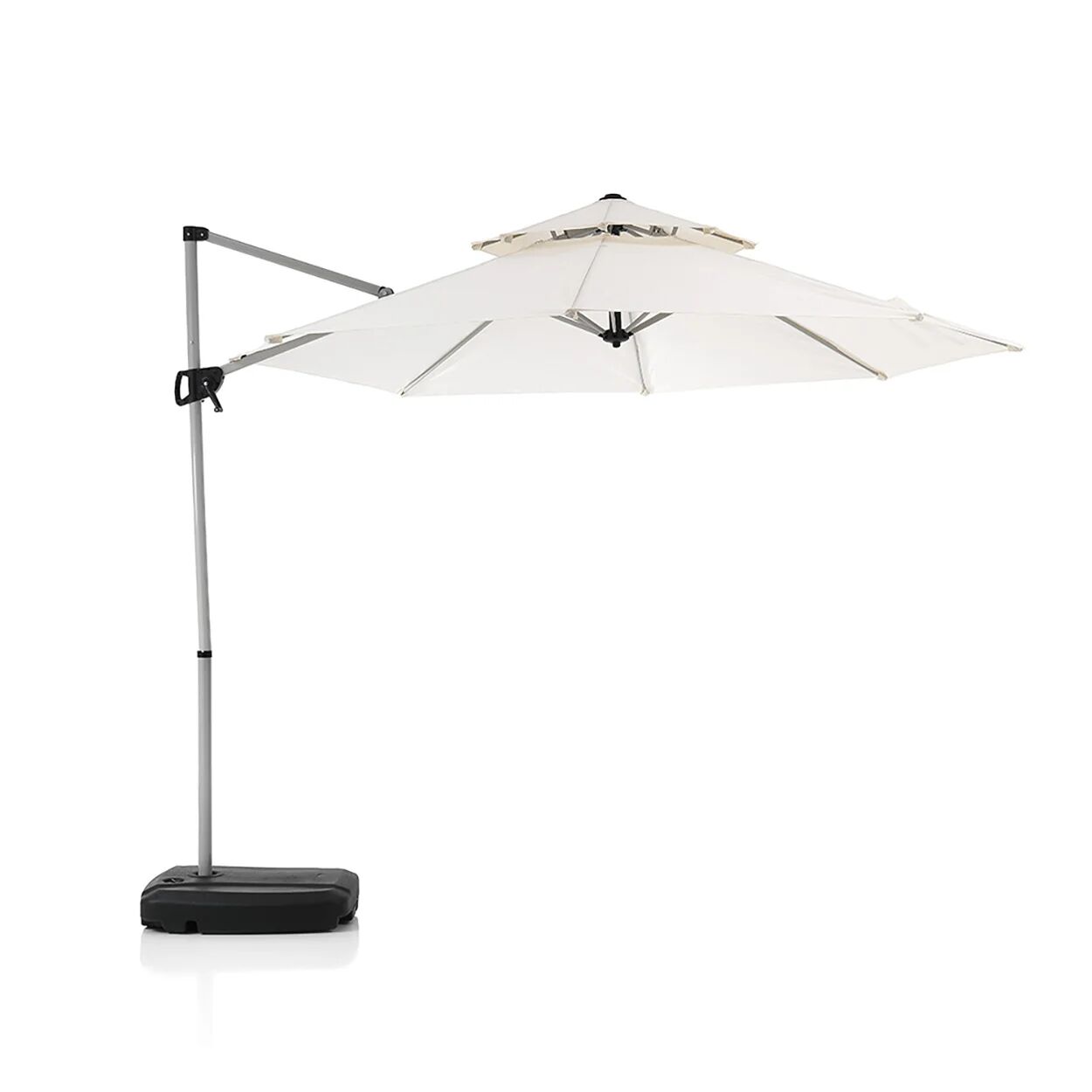 tomasucci outdoor ombrellone numana, grigio/ècru